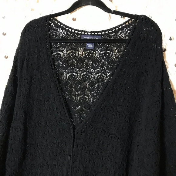 Jones New York Crochet Long Sweater Sz 3X - Picture 2 of 10